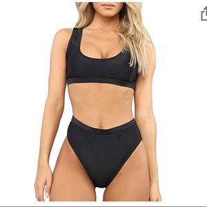 NWT Black Sporty Swimsuit